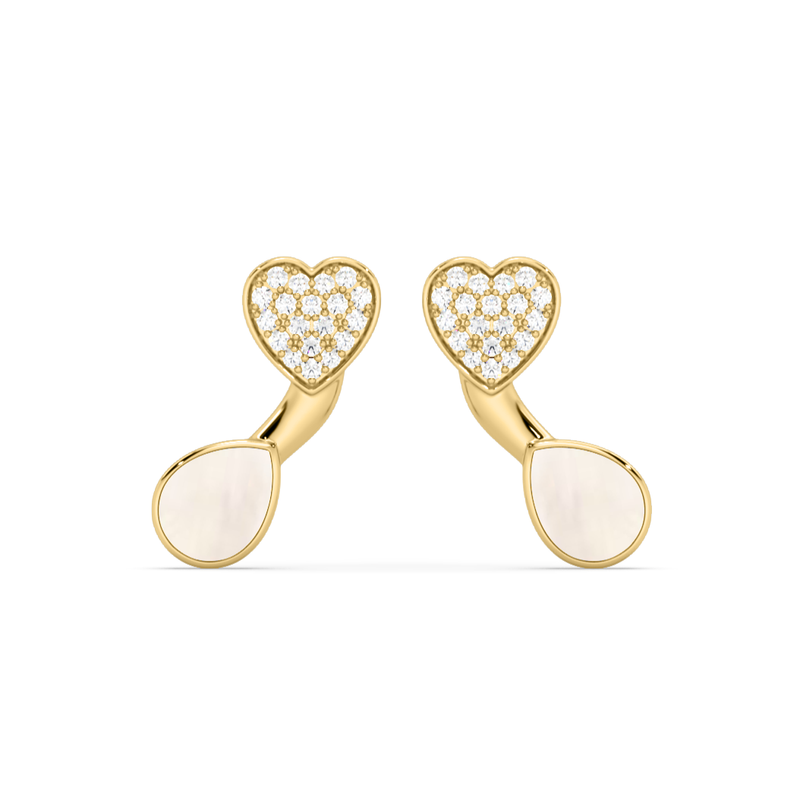Lover’s Pulse & Petal Earrings