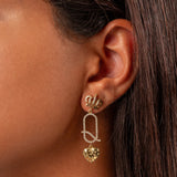 Self-Crowned Earrings