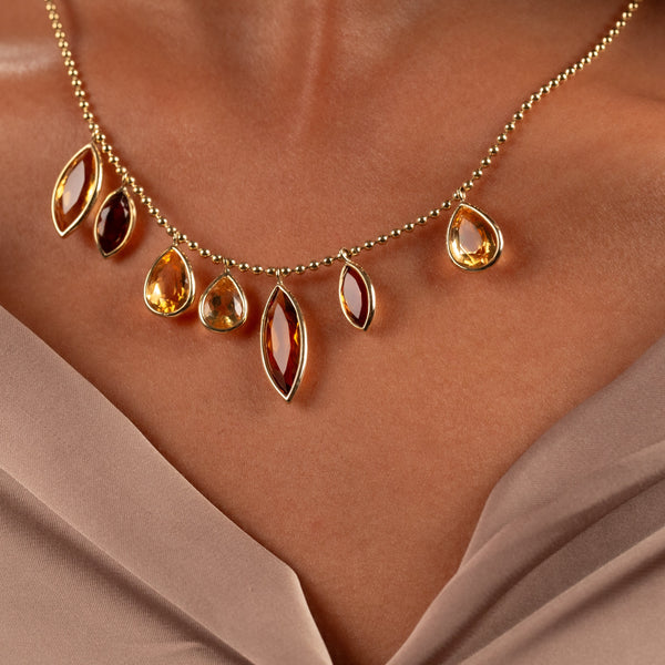 The Earthy Topaz Necklace